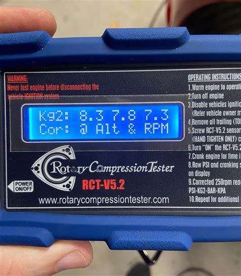 rx8 compression test calculator site www.rx8club.com|Mandatory Compression Test .